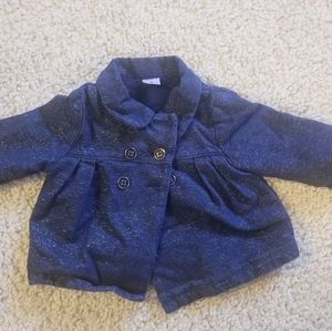 9 month button up girl coat